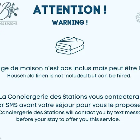 아파트 Cocon Du Front De Neige *